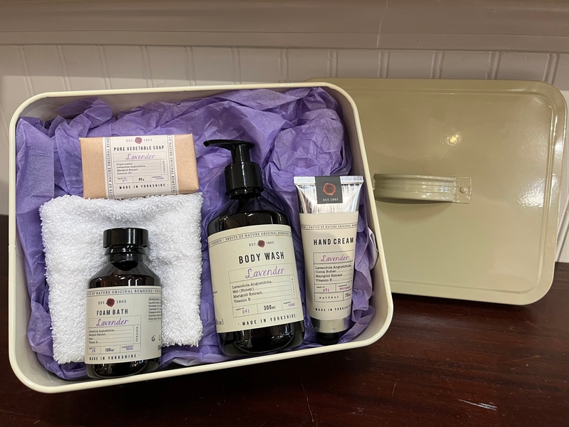 Lavender Hand and Body Tin by Fikkerts - Item # 44844 - Dave's Gift Baskets