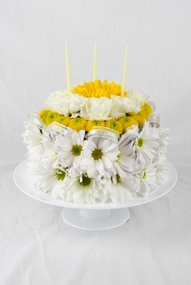 Birthday - Blooming Birthday Cake